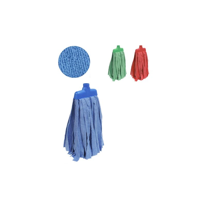 Fregona Bahia Tiras Microfibras Azul 280gr/36cm