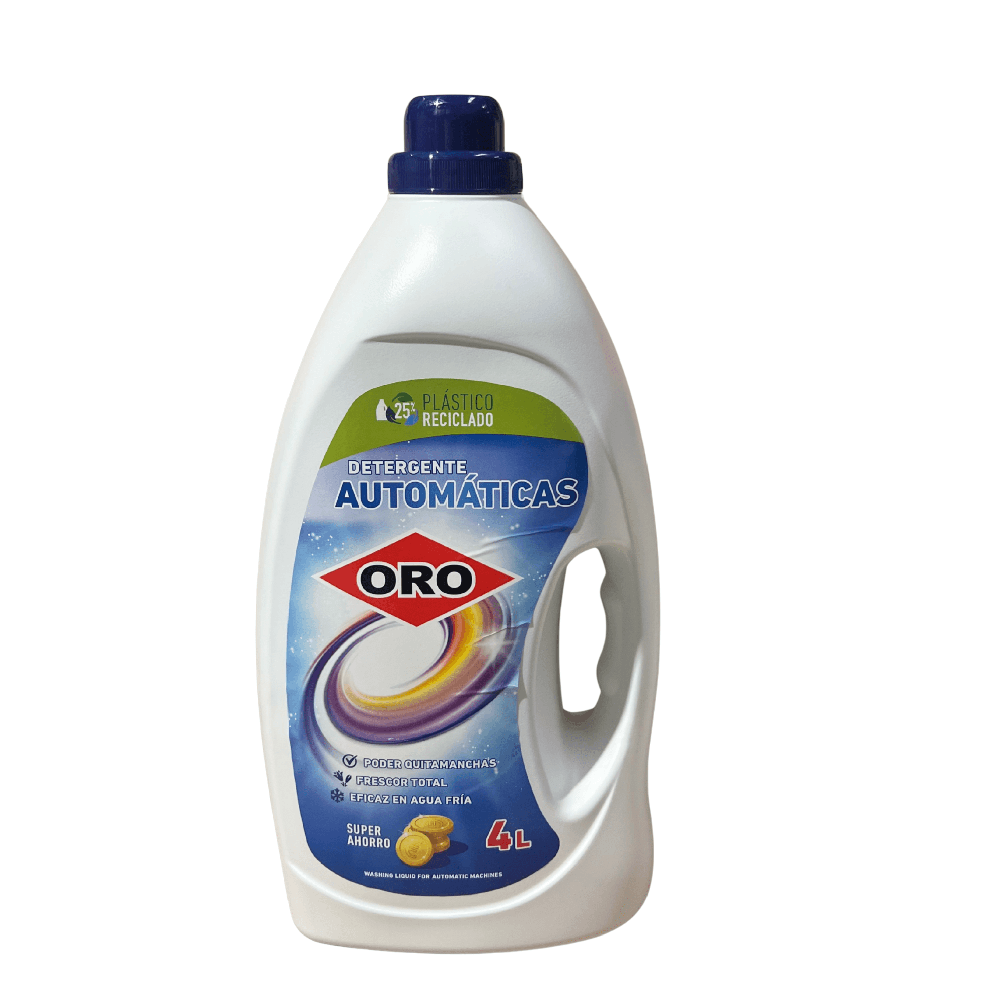 Detergente Lavadora Liquido Oro B- 4lt